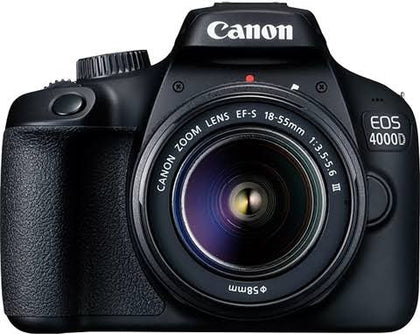 Canon EOS 4000D + 18-55mm lens