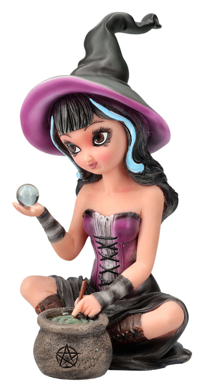 Witch Figurine - Pruedence Brews Potion