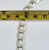 Silver Curb Chain 22"