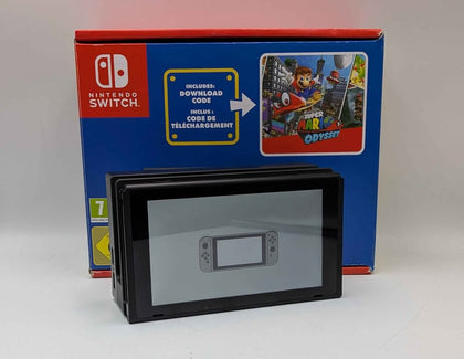 Nintendo Switch Console, 32GB HAC-001-01 + Solid Red Joy-Cons, Boxed