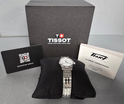 Tissot T-Classic Tradition 25mm Stainless Steel Bracelet Ladies Watch ***Boxed With Book & Card***