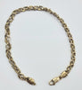 9ct TwoTone Gold Bracelet 7.5"