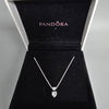 925 Ale Pandora Necklace 3.1G 2 HEART PENDANT