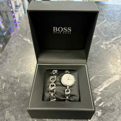 Boss Chain Ladies Bracelet Watch & Bracelet