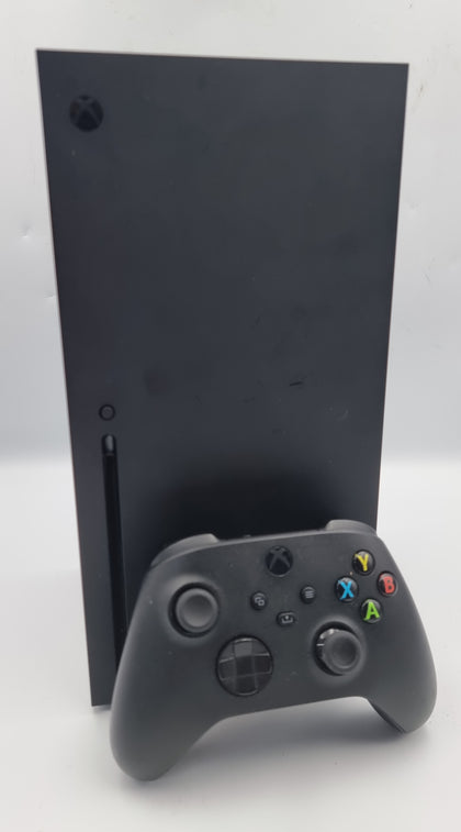 Microsoft Xbox series X 1TB black gaming console with 1 x series controller and all leads unboxed