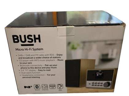 Bush DAB+ /FM Bluetooth CD Player Micro Hi-Fi Systems