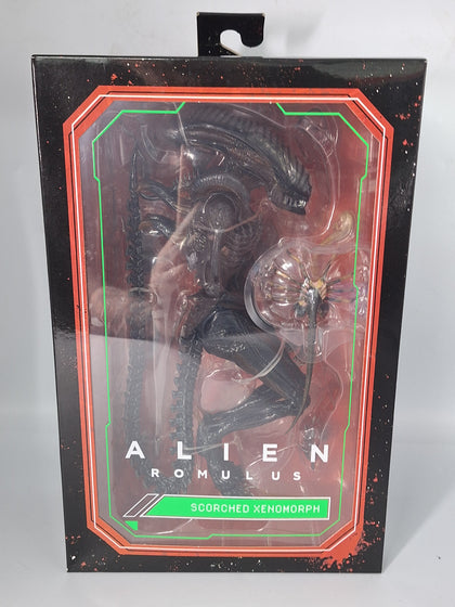 **NEW**  NECA Alien Romulus Ultimate Scorched Xenomorph Action Figure BOXED