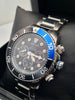 Seiko Prospex V175-0AD0 Chronograph Solar Mens Watch "Batman Bezel" - Boxed