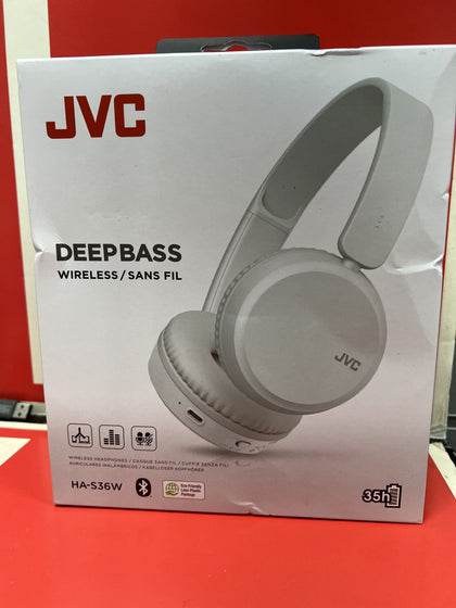 Jvc Deep Bass Wireless Headset - White.