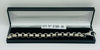 *PRE-OWNED* 925 STERLING SILVER FULLY HALLMARKED, 9'' LOOPED BELCHER STYLE BRACELET, 49.9G, BOXED