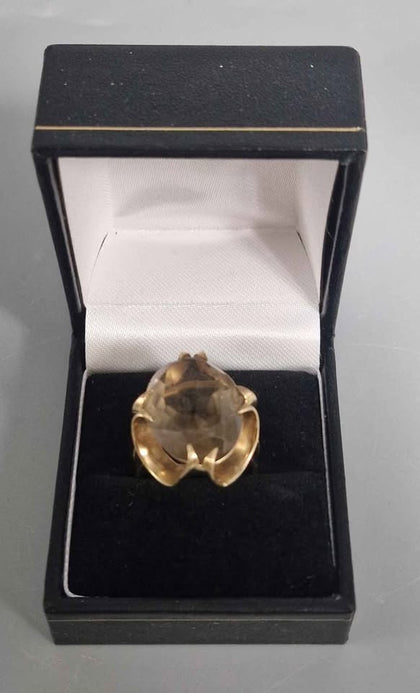 9ct GOLD RING 375 7.7G 1'' Size R