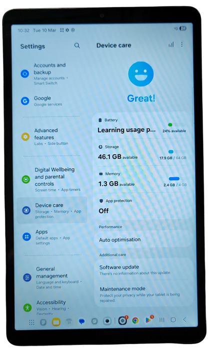 Samsung Tab A11 64GB **Unboxed**