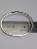 HANDMADE HEAVY SILVER  HINGED BANGLE