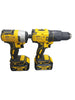DeWalt combine drill & impact driver + 2× 4ah battery & charger with travel case