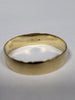9ct Yellow Gold Band - 2G - Size Y - Hallamrked