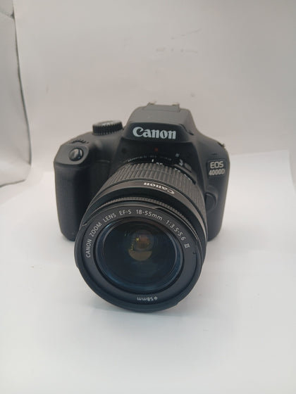 Canon EOS 4000D DSLR Entry Level 18MP Camera - Unboxed With 18-55mm EFS Zoom Lens And Battery Charger