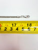 9ct white gold twist necklace 18"