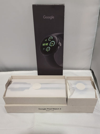 Google Pixel Watch 3 4G LTE - Black, Obsidian Band, 41 mm