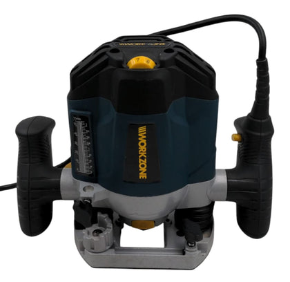 Workzone 1250W Router Two Stage Plunge Wired with Accessories