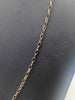 9ct Yellow Gold Belcher Chain With Crucifix Pendant - 9.24 Grams - 26" Long