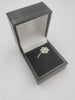 9CT Gold Daisy Cluster Ring, Cubic Zirconia Stones. 2.4Grams, Size: O - Boxed