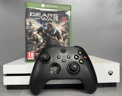 Microsoft Xbox One S 1TB Console Bundle ( + Gears Of War 4 ) ** Unboxed **
