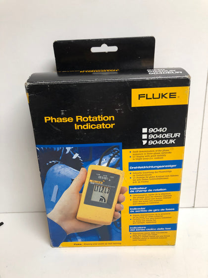 Fluke 9040 Phase Rotation Indicator 24 Month Warranty