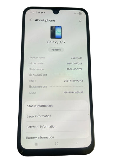 Samsung Galaxy A17 128GB (Boxed)