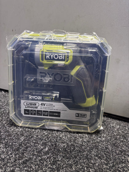 Ryobi 4V USB Lithium Cordless Pivoting Screwdriver Kit