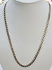 9ct Gold square Link Chain 21"