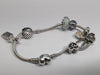 Silver Pandora Charm Bracelet With 7 Charms
