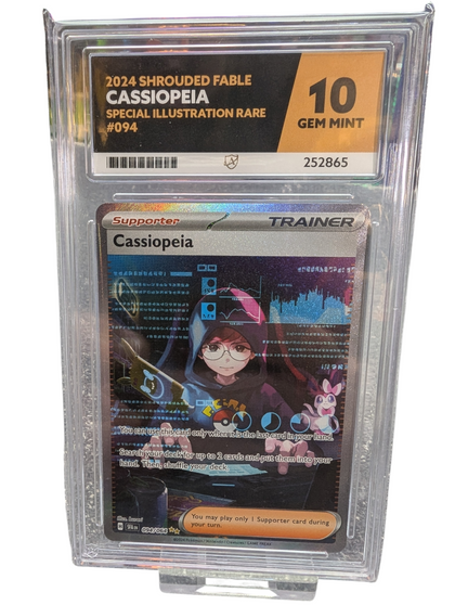 ACE GRADING  POKEMON 2024 CASSIOPEIA PRESTON STORE