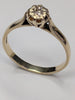 9ct Gold Diamond Ring Size P