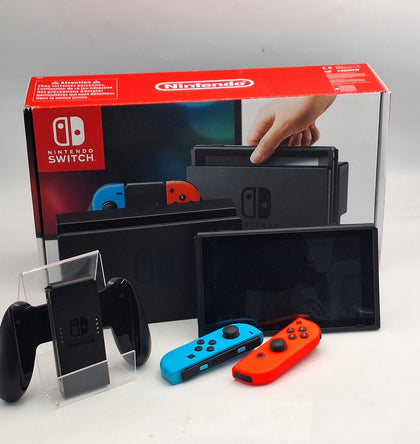 Nintendo Switch 32GB Console with red/blue Joy cons, Charger, dock and cradle BOXED