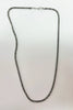 18" 9ct white gold twist necklace