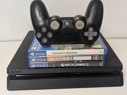 Sony PlayStation 4 500GB Slim Console & 3 Games