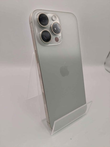 Apple iPhone 16 Pro Max, 512GB, 100% Battery Health, Natural Titanium, Unlocked, Unboxed