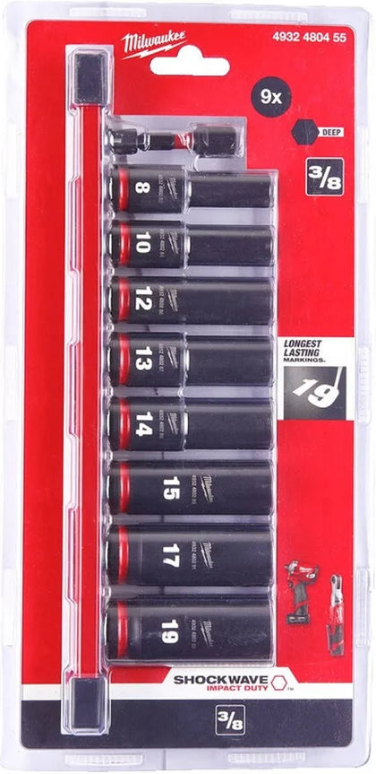 Milwaukee Shockwave Impact Socket Set  **BRAND NEW*
