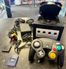 Nintendo GameCube Black Console + 2 x Memory Cards