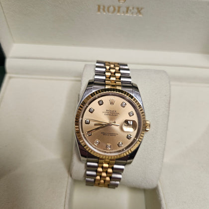 ROLEX Date Just 116233 Oyster Perpetual - Diamond