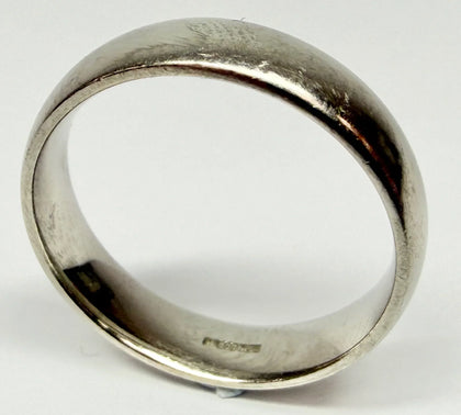 Palladium 500 wedding band ring