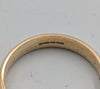 375 9CT YELLOW GOLD RING, BASIC BAND DESIGN, SIZE: 7/O, 2.9G