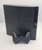Sony PlayStation 3 Slim 120GB black console with 1 x controller and all leads UNBOXED