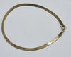 9ct gold herringbone bracelet