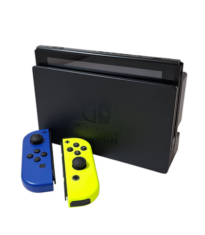 Nintendo Switch V1 Console Blue/Neon Yellow