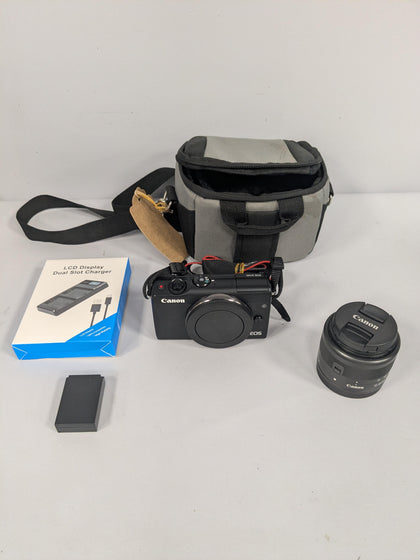 Canon Eos M10 Digital Camera Black with Lens