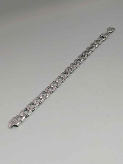 (925 Hallmarked&Tested), 32.6g Silver Chain Style Bracelet, 8