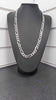 STERLING SILVER FIGARO CHAIN, 925 HALLMARKED, 28" INCH, 82.2 GRAMS **BRAND NEW**