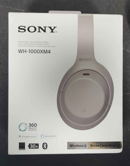 Sony WH-1000XM4 Wireless Noise Cancelling Headphones - Silver