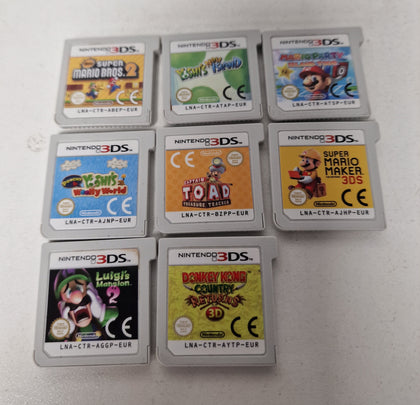 8 Loose Games 3ds Mario Bundle** Games Only**  Titles in Description.
